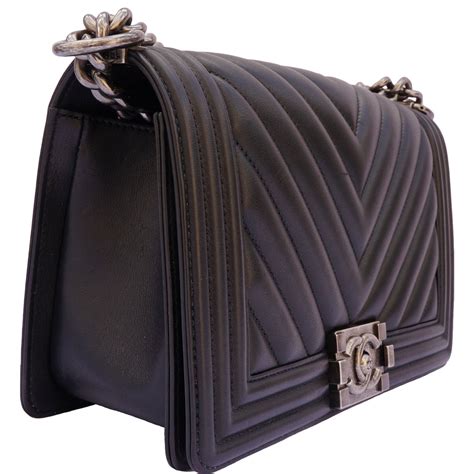 chanel boy old medium chevron|Chanel boyfriend bag.